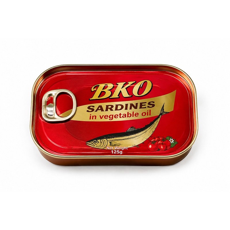Ingeblikte Sardine in Plantaardige Olie
