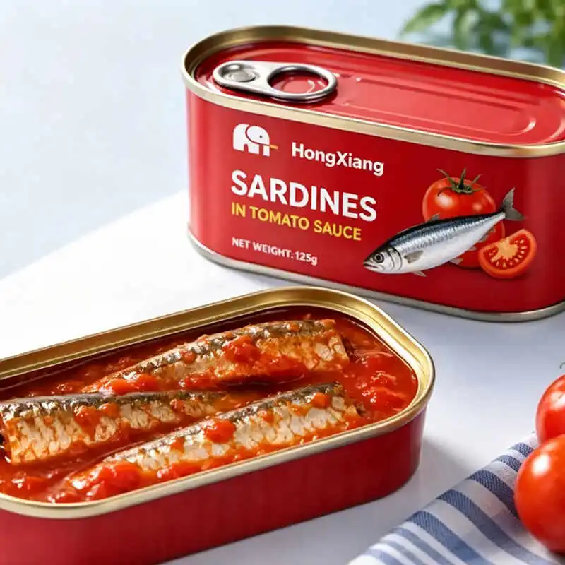 Ingeblikte Sardines in Tomatensaus