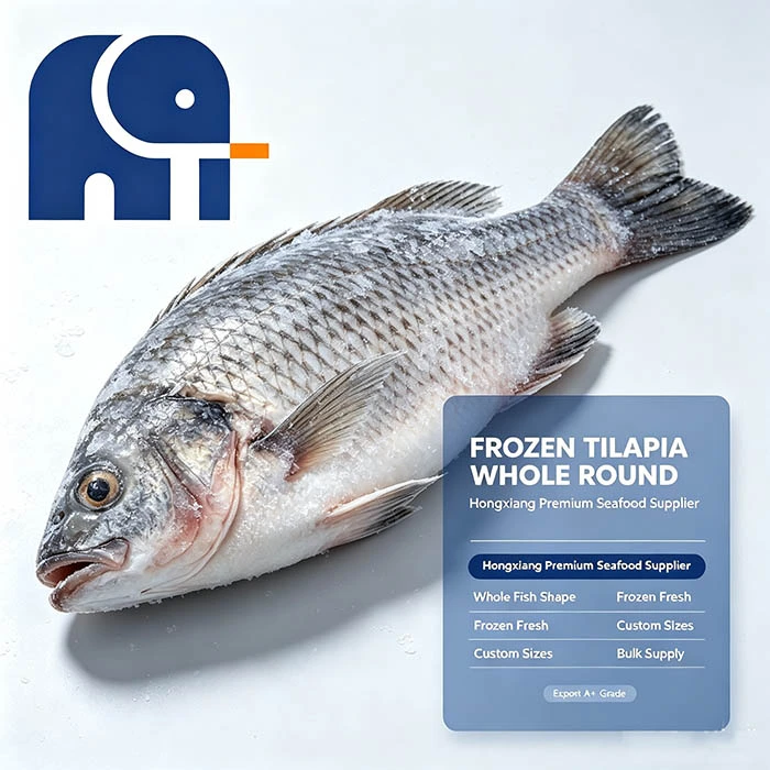 Gekweekte bevroren tilapia hele ronde