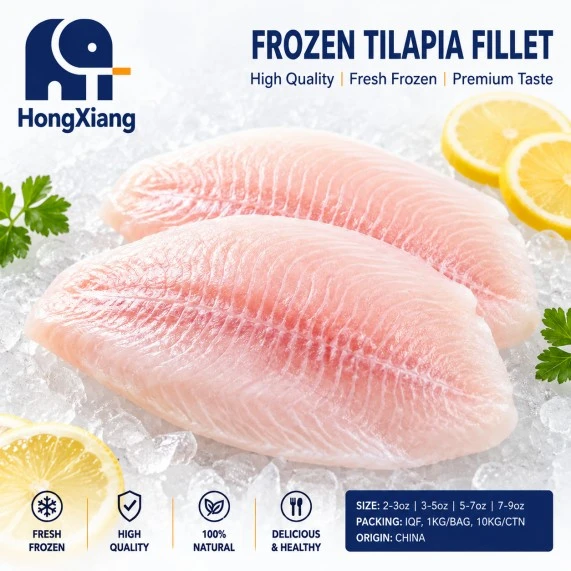 Premium bevroren tilapiafilet